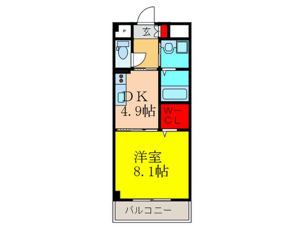 パ－ルハイツの物件間取画像